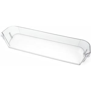 2932575059 Refrigerator Bottom Door Shelf Compatible With Dometic Americana II RV Refrigerator, Fridge Bottom Door Shelf Bin Clear 17-3/4"W x 4-5/8"L x 4-1/4"H Back, 2-5/8"H Front