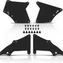 Set of 4 Splash Shield Fender Inner Liners Mud Flaps Replacement for Toyota Land Cruiser Prado 2003-2019 Toyota 4Runner 2003-2009 FJ Cruiser 2007-2014 Lexus GX470 2003-2009 GX460 2010-2019