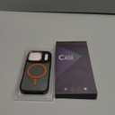 Magnetic 3 in 1 for iPhone 17 Pro Case, [Omni-Directional Protection] with 1x Screen Protector + 1x Camera Cover, [Seamless Work with Magsafe] Shockproof Slim Thin Case for iPhone 17 Pro Cosmic Orange