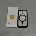 Miracase Magnetic Case for iPhone 13 Mini 5.4 Inch,with MagSafe,Built in Screen Protector,Full Body Protection(Black)