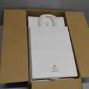 BagDream Gift Bags 8x4.25x10.5 100Pcs Kraft Paper Bags with Handles Bulk, White Gift Bags Medium Shopping Retail Merchandise Wedding Party Favor Bags, Paper Grocery Bags Sacks Recyclable