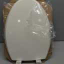 Mayfair Cassel Slow Close Toilet Seat, Easy Clean, Non Slip Premium Wood Seat, Easy Install, Made in USA, Elongated, Biscuit