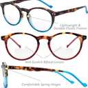 Yogo Vision Bifocal Reading Glasses 2 Pack Plastic Keyhole Spring Hinge Frames Bifocal Readers for Men and Women