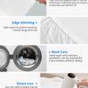 HEMMOTOP 7.2x7.2 ft Round Backdrop Cover White, Circle Arch Stand Cover for Wedding, Balloon Arched Covers Stretchy Backdrops for Party, Baby Shower, Fabric Photo Background 220cm