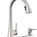 KOHLER R22867-SD-VS Maxton Pull-Down Kitchen Faucet with Soap Dispenser/Lotion Dispenser, Kitchen Sink Faucet with Pull Down Sprayer, Vibrant Stainless