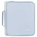 SUNEE Zipper Binder Bag with Handle, 2-Inch 3-Ring O-Ring, 5-Tab Expanding File Folder, Multi-Pocket Organizer Binder for Middle School, Berry Pink