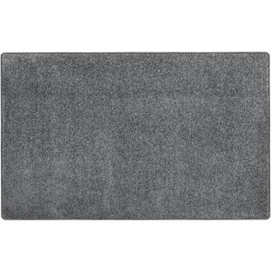 PURE ERA Carpet Stair Tread Landing Mat Tape Free Self Adhesive Non Slip Skid Resistant Indoor Doormat Area Rug Floor Mat for Kitchen Bathroom Workstations Washable 2' X 3' (Dark Gray)