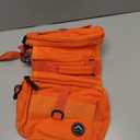 Himal Outdoors Dog Backpack & Saddle Bag, Tactical Hiking Backpack for Large Dogs with Side Pockets & Adjustable Strap (Orange)