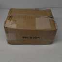 GILLAS Set of 2 Bar Stools, Tall Bar Chairs with Backrest and Footrest, Industrial Style Counter Height, Black (Rectangular)