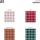 Solino Home Linen Table Runner 120 Inches Long - 100% Pure Linen Windowpane Dark Green Table Runner 14 x 120 Inch for Dining, St Patricks Day, Easter, Winter