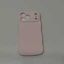 Magnetic for iPhone 17 Pro Max Case, [Full Camera Protection][Compatible with MagSafe] Cute Wave Frame Silicone Shockproof Protective Phone Case for iPhone 17 Pro Max 6.9", Hazel