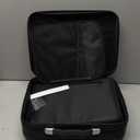 Fireproof Document Box with Lock, 5200F Fireproof Water Resistant Hard Case File Organizer Safe Box for Important Documents, Certificates, Laptop, Passports (Black)