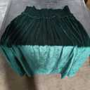 Green Victorian-style suit 2-piece velvet set, L