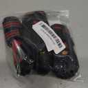 XSY&G Dog Boots,Waterproof Dog Shoes,Dog Booties with Reflective Strips Rugged Anti-Slip Sole and Skid-Proof,Outdoor Dog Shoes for Small Medium Large Dogs 4Pcs Red-Size 1