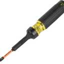 Klein Tools 32313HD 13-in-1 Multi-bit Ratcheting Screwdriver, Double-Ended Impact Bit Set, 12 Impact Driver Bits and 1/4-Inch Nut Driver
