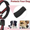 BARKLESS Soft Dog Head Collar, Patented Padded No Pull Head Halter, Training Nose Leash with Safety Link for Medium Large Dogs, Adjustable Muzzle Leash, Easy Control for Walking (L, Red)