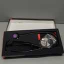 3M Littmann Cardiology IV Diagnostic Stethoscope, 6165, More Than 2X as Loud, Weighs Less, Stainless Steel Rainbow-Finish Chestpiece, 27" Black Tube, Stem, and Headset