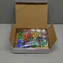 ceiba tree 24 PCS Christmas Holder Boxes Money Holders for Cash 6.5X2.8 inch with Bows and Gift Name Stickers Holiday Xmas Small Mini Boxes