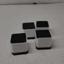 Bed Risers and Furniture Risers, Heavy Duty Adjustable Lifting Blocks for Couches, Desks, and Chairs, Elevates 1.5 or 3 Inches, Holds up to 4000 lbs (White)