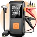 GOLDFOREST 4000A Jump Starter with Air Compressor, Portable Car Battery Jumper Starter (10L Gas/8L Diesel), 150PSI Jump Box with Auto-Shutoff Tire Inflator, LED Light, Power Bank - Car Emergency Kit