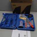 Orion Motor Tech Brake Bleeder Kit with Hand Vacuum Pump and Adapters, Brake Bleeding Kit for Brake Fluid Power Steering Fluid More, Vacuum Brake Bleeder Pump with Pressure Gauge