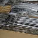 Amazon Basics 3-Shelf Adjustable Heavy Duty Steel Wire Rack Storage Shelving Organizer for Kitchen, Garage, 23.2" L x 13.4" W x 30" H, Chrome