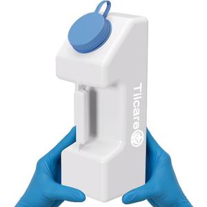 Tilcare Portable Urinals for Men Spill Proof Nighttime Glow in The Dark Lid- 3000 ml/101 Oz, Pee Bottles for Men, Urine Bottle for Men, Male Urinal Spill Proof, Pee Cup, Mens Urinal Bottle, Pee jug