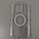 I-HONVA for iPhone 15 Pro Max Case Clear [Non Yellowing] [Compatible with MagSafe] Shockproof 3-Layer Full Body Protection Rugged Heavy Duty Cover Case for Apple iPhone 15 Pro Max 6.7",Clear Glitter