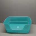 Extra Large Cat Litter Box with High Sides, Clear Jelly Color, Cat Boxes for Indoor Cats, XL Kitty Litter Pan, Jumbo Litter Box with Low Entry for Multiple Cats, Easy to Clean, Anti-Splashing