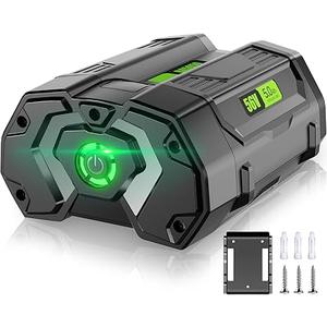 BA2800 56V 5.0Ah Replacement for EGO 56V Battery BA2800 BA1400 BA2800T BA4200 BA1400T Compatible with All EGO 56V Power Tools-New Upgraded 4X Longer Runtime and Battery Holder