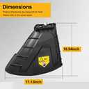 Replacement Part 631-04354C 631-04354B 631-04354A 631-04354 Side Discharge Deflector Chute Assembly Compatible with CUB Cadet MTD Troy-Bilt RZT LX SX XT1 XT2 ZT1 Lawn Mower