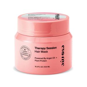 Eva NYC Therapy Session Hair Mask, Deep Conditioning Hair Mask Infused with Argan Oil and Plant Protein, 16.9 fl oz (16.9 Fl Oz (Pack of 1))