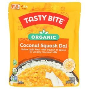 Tastybite, Dal Coconut Squash Organic, 10 Ounce, Best Before Date: Jun 30.2026