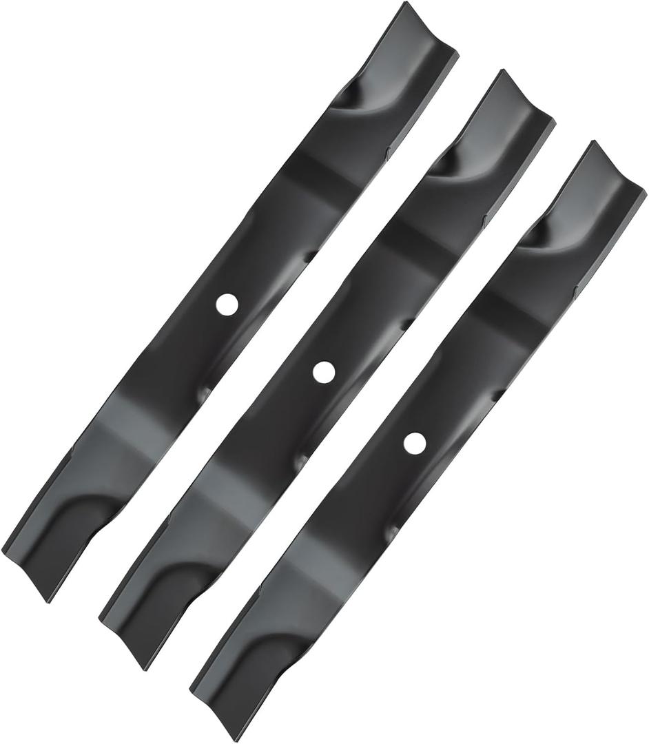 04965000 High Lift Blades for 60" Mower Deck, Compatible with A-riens Ikon XL XD Gravely ZT XL 60, ZT XL 60 CARB, ZTX 60 Lawn Mower, 3 Pack