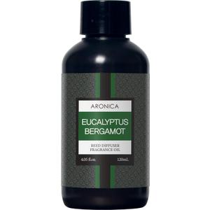 Aronica Reed Diffuser Refill 120ml_Eucalyptus & Scent, Home Fragrance Replacement Scent Oil, Non-Toxic Natural Fragrance for Oriental Incense Sticks