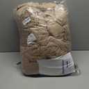 Bedsure Full Comforter Set Brown - Bed in a Bag Full Size Bedding Set 7 Pieces, GentleSoft Pintuck Bed Set Gift for Family, Pinch Pleat All Season Comforter with Sheets, Pillowcases & Shams