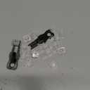 24 Pcs RJ45 Port Lock with 2 Key, Locking RJ45 Port/Dust Blocker, RJ45 Dust Cover Cap Female Port Plugs Protector, Compatible RJ45 Port Devices, Clear