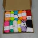 UCDRMA Adjustable Loom Knitting Kit, Up to 21 Different Sizes and Shapes Knitting Loom for Blankets/Scarves/Hats, Infinity Loom Crochet with 12 Yarn & Instructions, Flexible Yarn Loom for Beginners