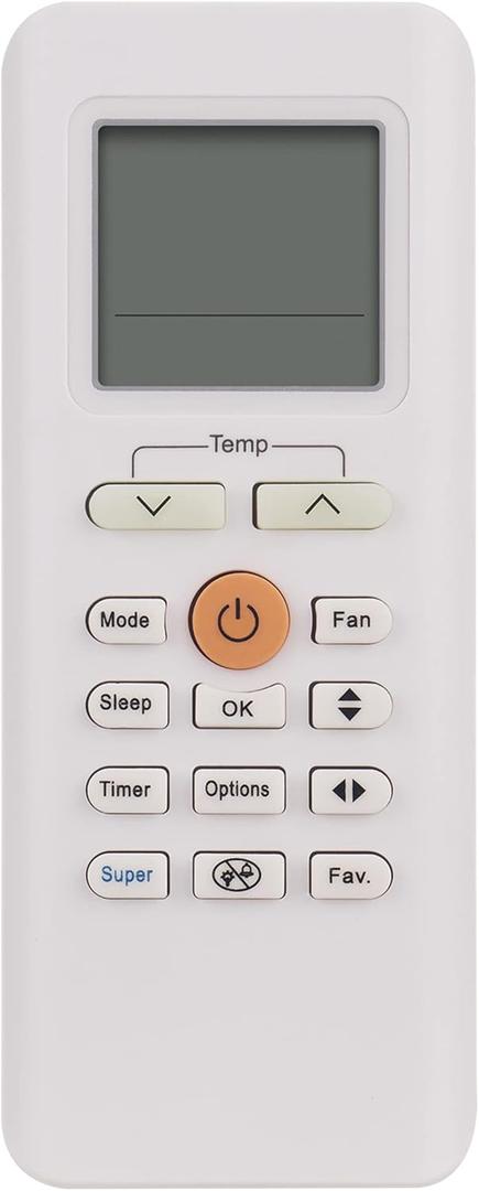 New RG70A/BGEF Replace Remote Control Compatible with Midea Air Conditioner AC RG70E/BGEF RG70C RG70E1/BGEF RG70E2/BGEFU1 RG70E3/BGEF RG70E2/BGEF RG70F/BGEFU1 RG70A1/BGEF