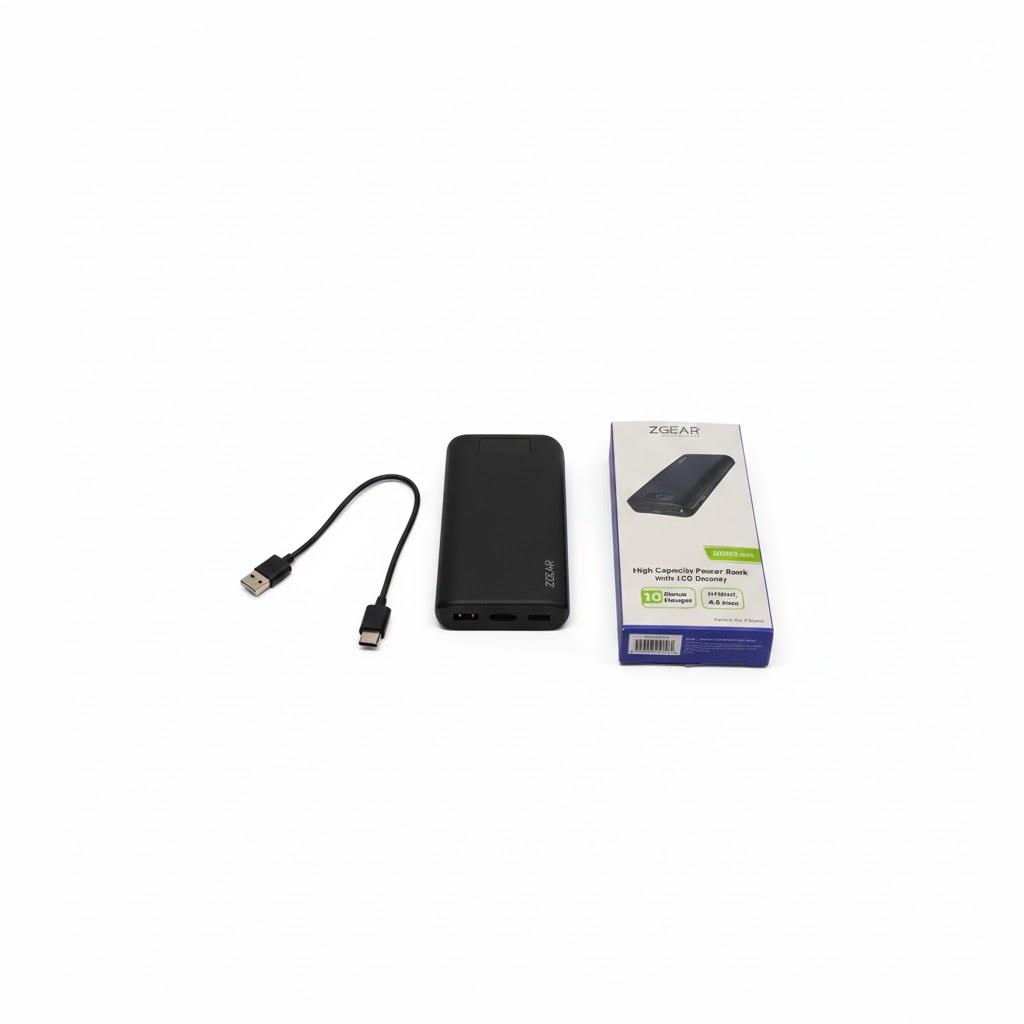 ZGEAR 20,000 mAh High Capacity Power Bank With LCD Display