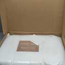 Double Stitch Down Pillow, 3-Chamber White Bed Pillow for Sleeping, Sourced in America, Made in Canada, Luxury 400 Thread Count 100% Cotton Shell, 700 Fill Power, Medium Firm, King, 20" x 36"