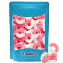 Fruidles Watermelon Gummi Rings Candy, Assorted Fruit Flavors Gummies, Allergy Friendly, Non-GMO, No Artificial Sweeteners Gummy (2 Pounds) (EXP 10/10/26)