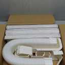 Kalkehay 4" W 9Ft L Line Set Cover for Mini Split and Central Air Conditioners Decorative PVC Line Cover Kit for Outdoor AC Heat Pump Systems