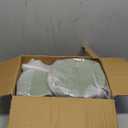 I00000 200 Pcs Green Plastic Plates, Green Disposable Plates Include 100 Dinner Plate 10 and 100 Dessert Plate 7 Perfect for Birthday, Party & Wedding
