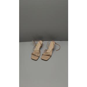 Shoe'N Tale Strapy Heels, Heeled Sandals (8, Nude)