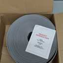 Flexible Baseboard Molding Trim 4" x 60 ft, Self-Adhesive Vinyl Wall Base Cove Base, Peel and Stick Rubber Wall Base Molding Trim - Gray