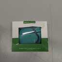 Lopie for AirPods Pro 3 Leather Case Cover, Air Pods Pro Protective Hard Shell Cover Fully-Wrapped with Goat Leather - Handmade for AirPods Pro 3rd Generation Case - Cyan Blue