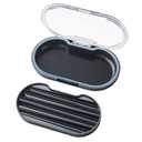 Portable King Sized Pre Roll Cone Holder Cigarette Tube, and Cigarette case, Holds 5 pre Rolled Cones, Carrying Case for Traveling, Waterproof and Sturdy (Black)