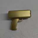 Gold Money Gun, Automatic Cash Shooter Toy Make It Rain Money Toy Gun for Parties, Weddings, Birthdays, Club Events Fun Prop Money Gun for Real or Fake Bills, Coupons & Flyers for Party