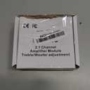 Bluetooth Power Amplifier Board with Subwoofer 2.1 Channel 50W x 2+100W DC 12V-24V Audio Power Amplifier Module for DIY Bluetooth Audio and Store Home Theater with Treble and Bass Control